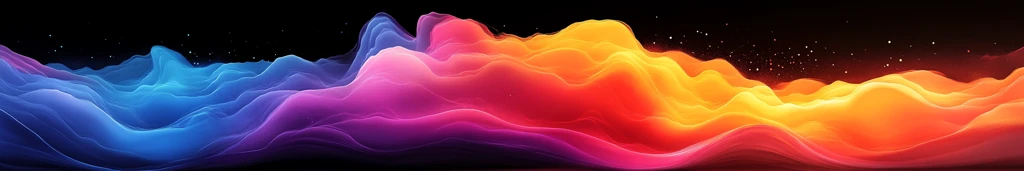 抽象概念六色矢量