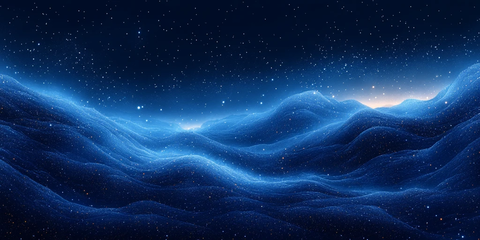 点彩简约时间流逝