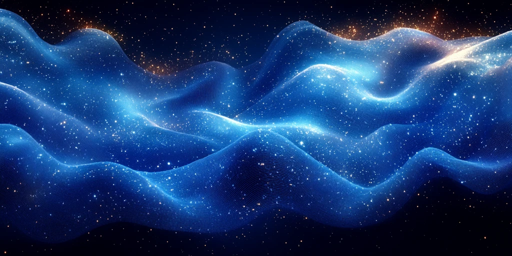 点彩简约时间流逝