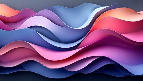 蓝紫灰曲线设计