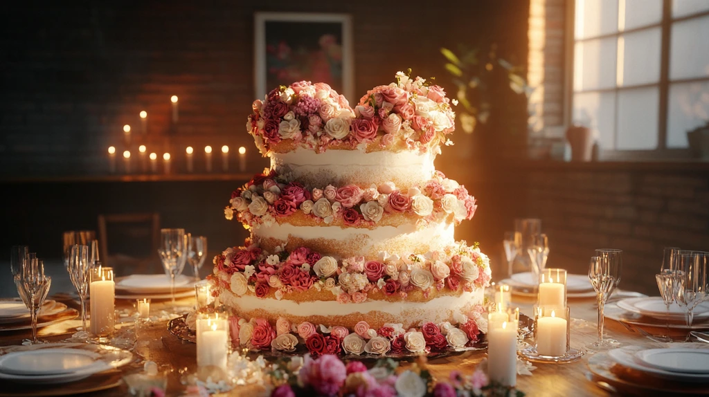 婚礼蛋糕塔大蛋糕