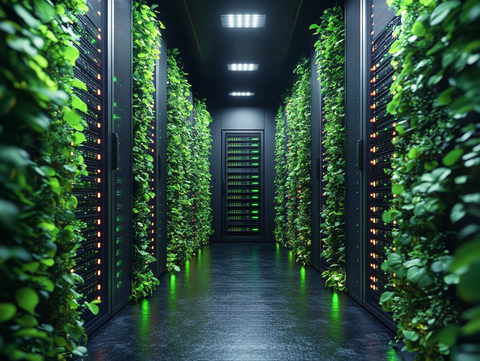 服务器绿植照明