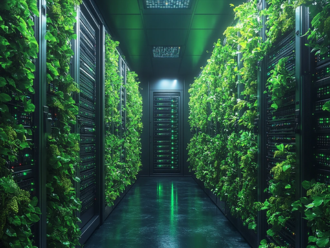 服务器绿植照明