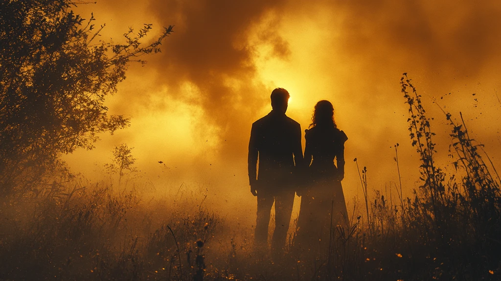 两人相望不相见