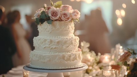 昂贵婚礼蛋糕