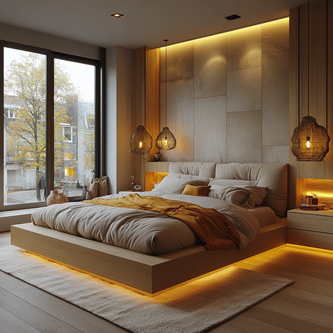 现代卧室床头灯