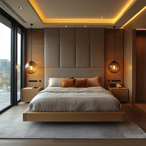 现代卧室床头灯