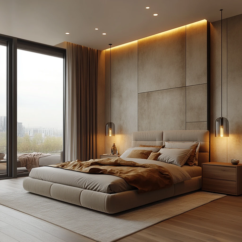 现代卧室床头灯