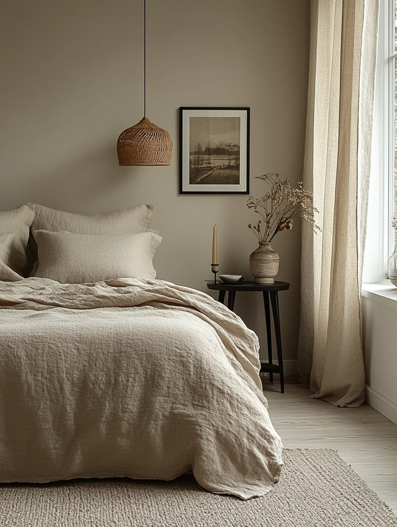 白色卧室床头桌