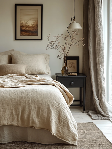 白色卧室床头桌