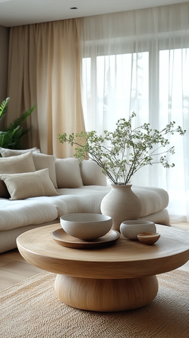 白色沙发咖啡桌