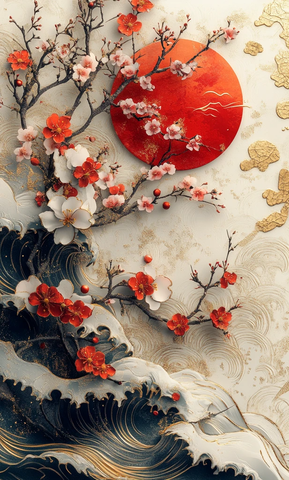 镜饼新年抽奖券