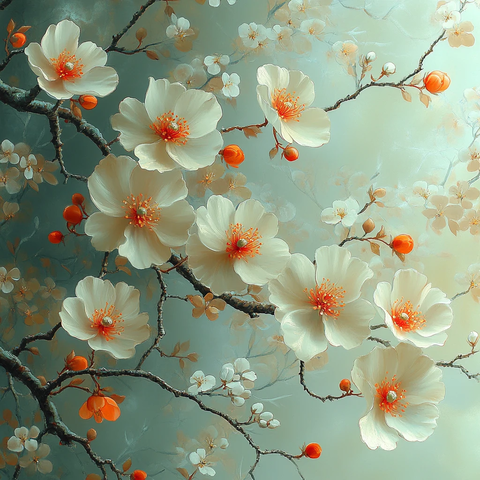 竹玉文维多利亚图案