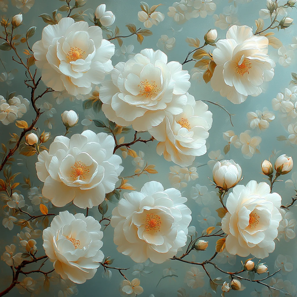 竹玉文维多利亚图案