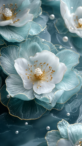 中国葫芦绣艺花卉