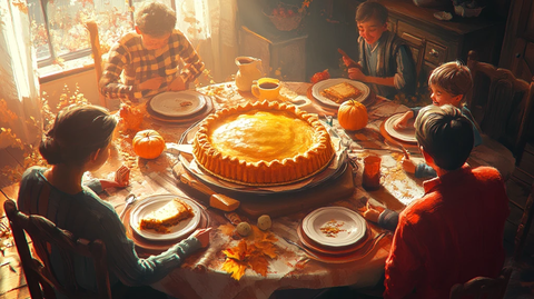 感恩节家庭团聚