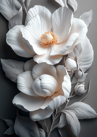 棉花纸艺雕刻图