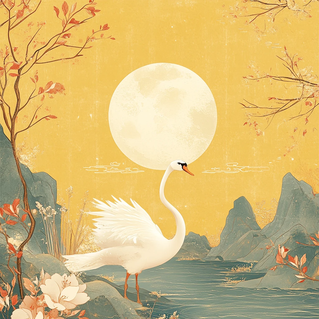 中秋月桂装饰设计