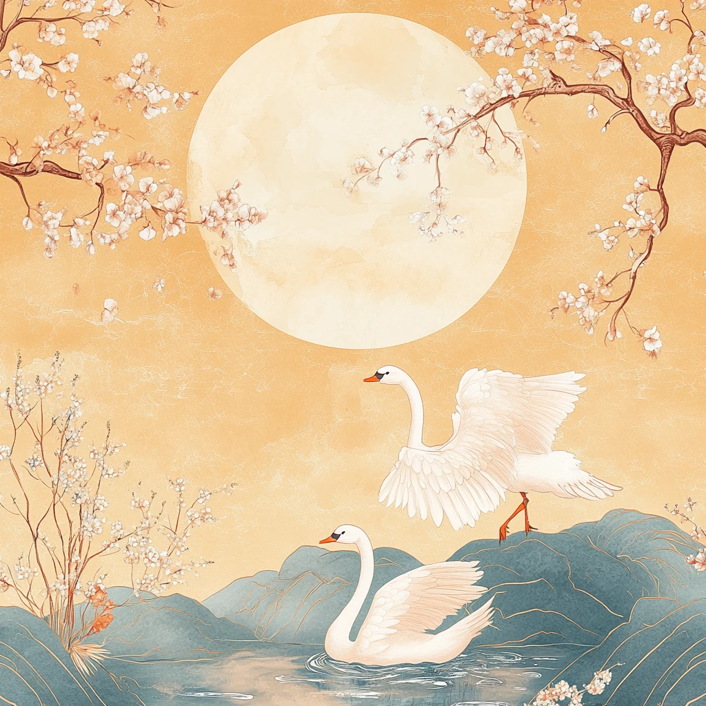 中秋月桂装饰设计