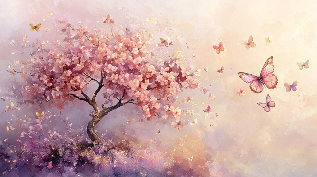 樱花树下的祝福