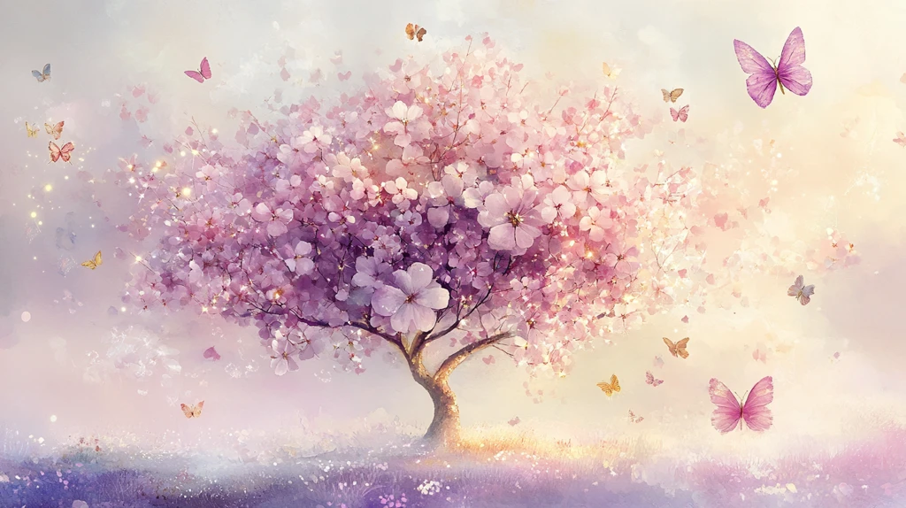 樱花树下的祝福