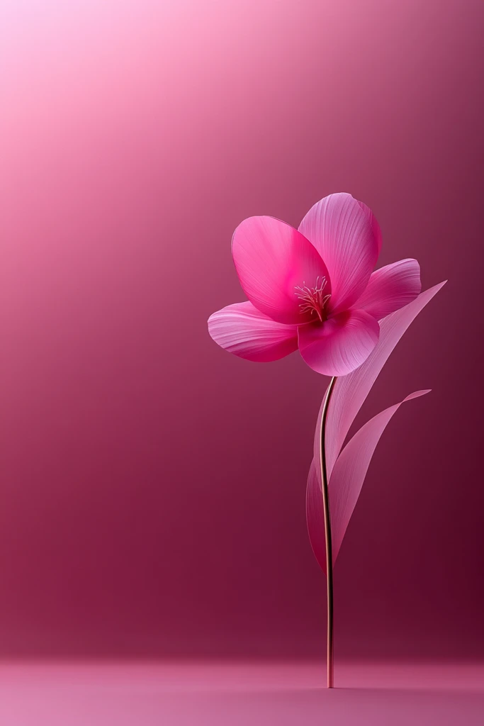 粉色花艺金饰设计