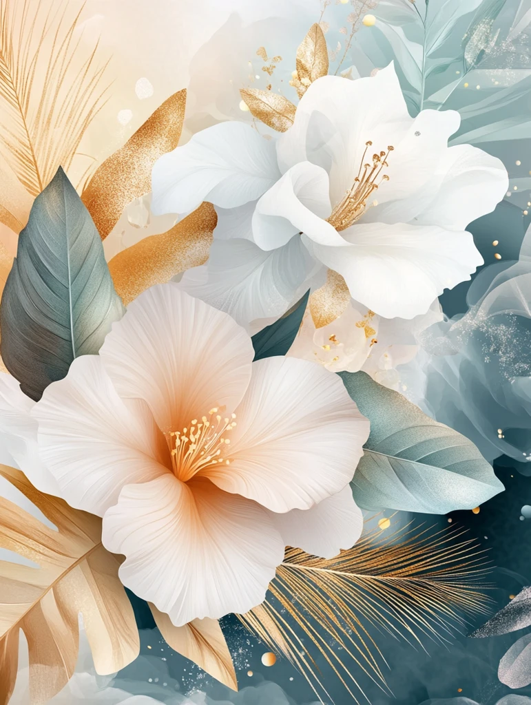 金玫瑰婚礼请柬