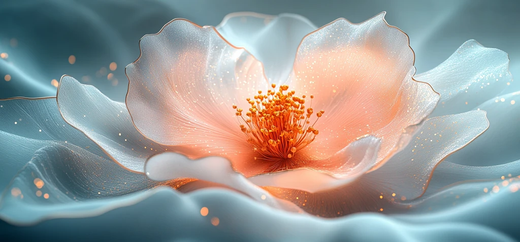 柔粉金花立体设计