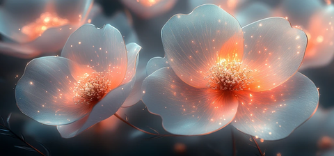 柔粉金花立体设计