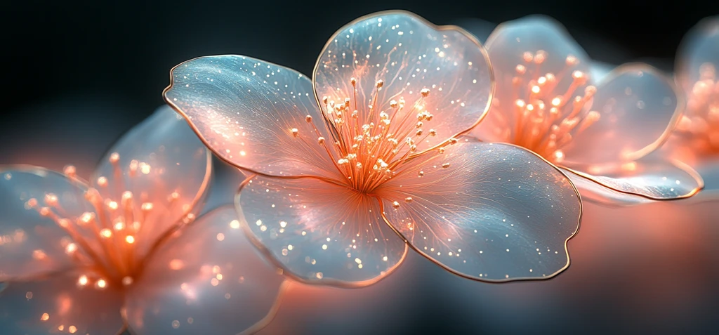 柔粉金花立体设计