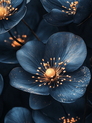 香奈儿风格抽象花