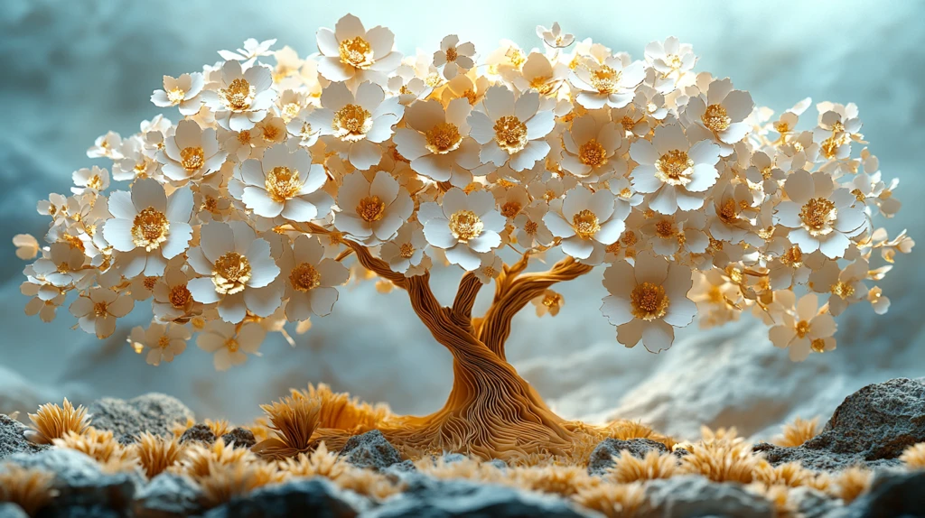 白花金叶生命树