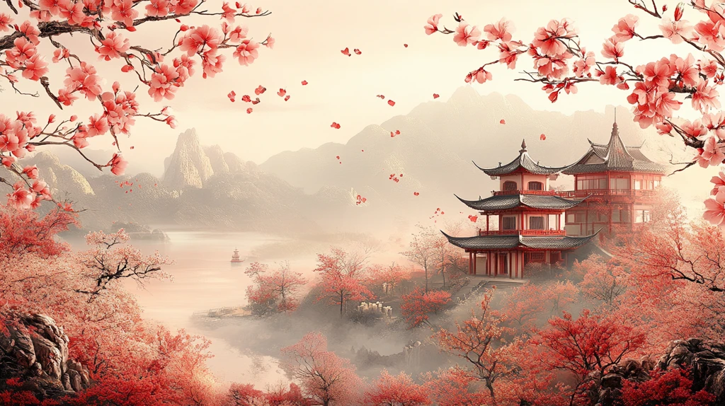 传统婚礼空白背景