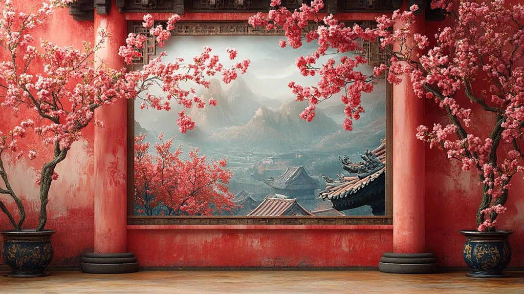 传统婚礼空白背景