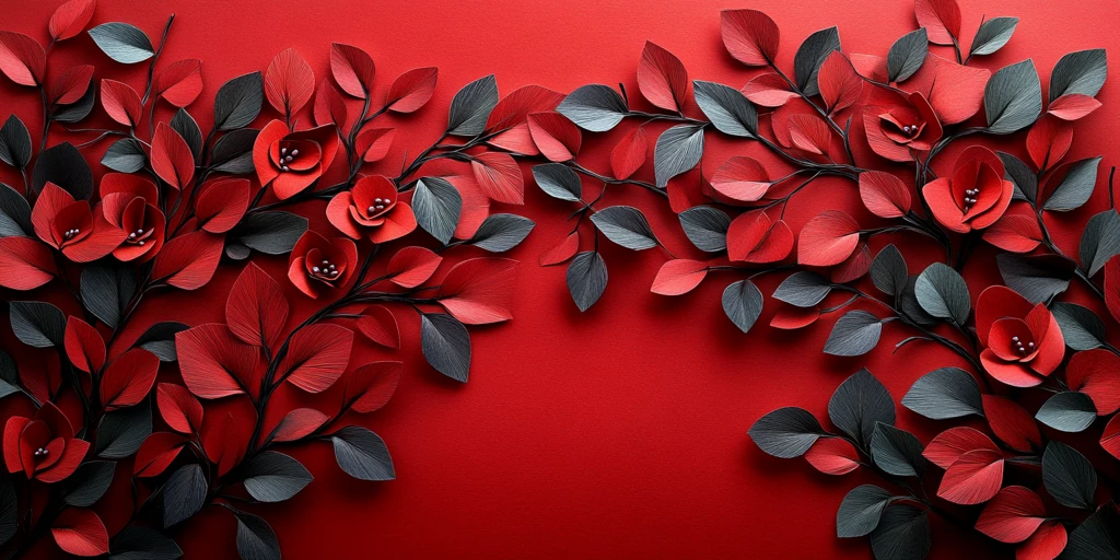 红色剪纸财富象征