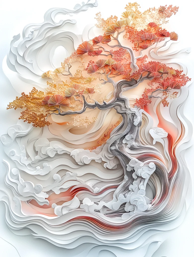 纸艺多维立体花艺