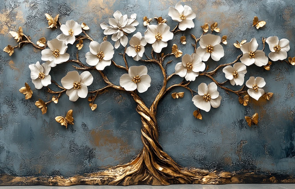 生命之树花蝶图