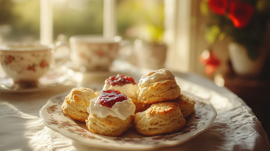 英式下午茶糕点高清图