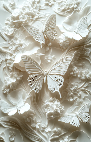 蝴蝶立体拼贴