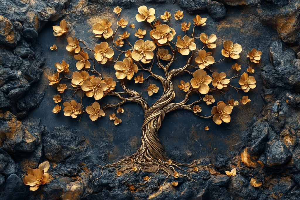 黄金花树生命图