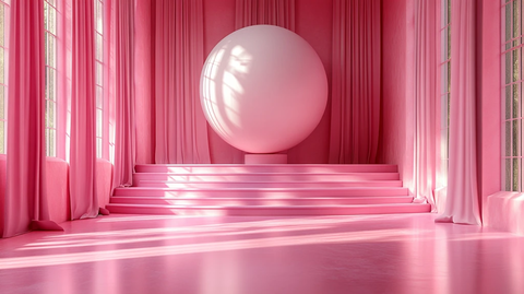 粉色边框空白页