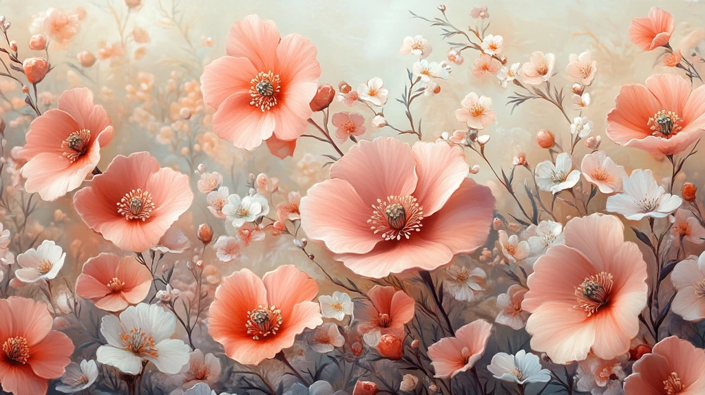 花卉图案无缝设计