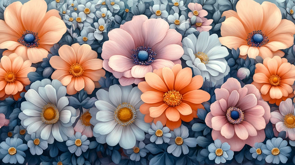 花卉图案无缝设计