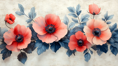 花卉图案无缝设计