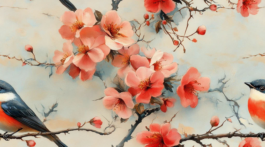 昆虫鸟花纹窗帘