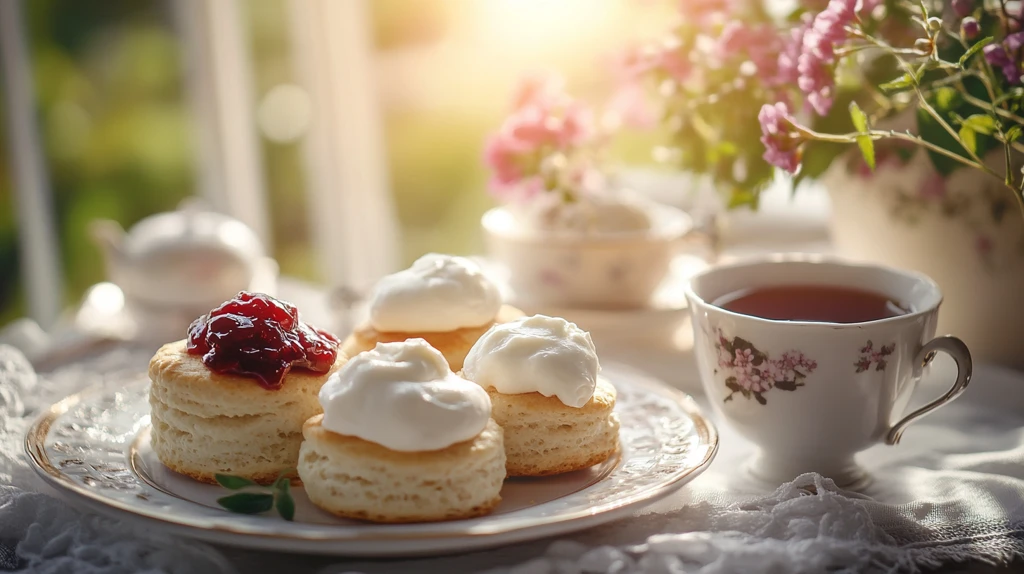 英式下午茶糕点高清图