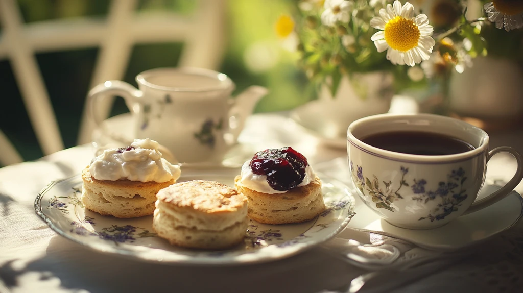 英式下午茶糕点高清图