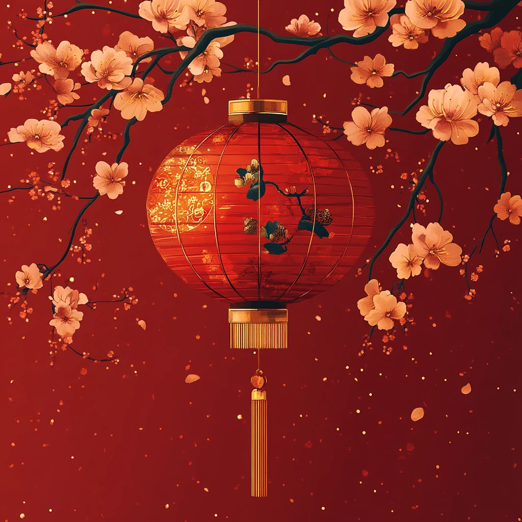 春节元素过渡瞬间