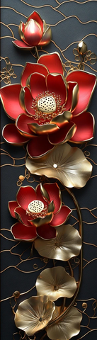 金如意莲花书签