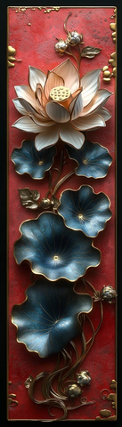 金如意莲花书签